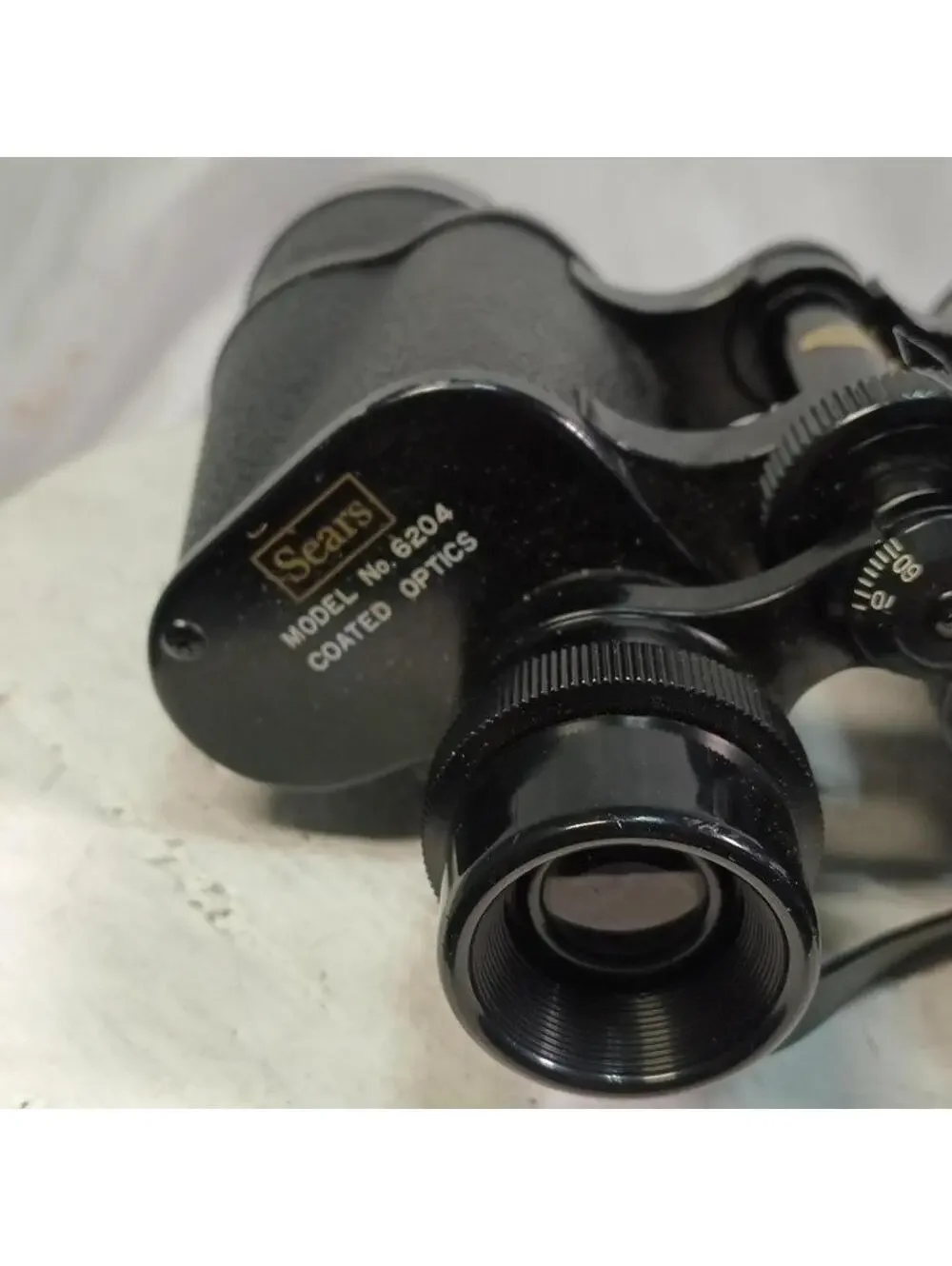 Vintage Sears Model 6204 7x50mm Binoculars Coated Optics with Strap Wide Angle